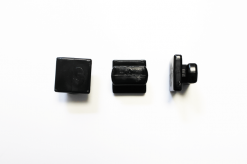 Netplaatje zwart 11mm