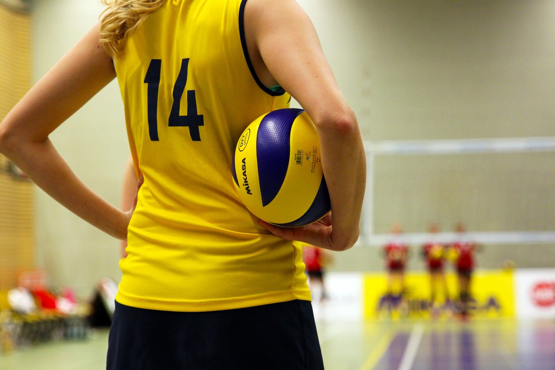 Volleybal met bal