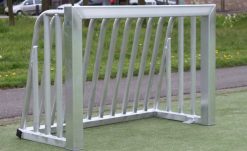 Antivandalendoel 120x80cm schuine achterkant