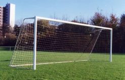 Voetbaldoel verplaatsbaar bouwpakket wit