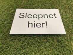 Baanbord sleepnet hier