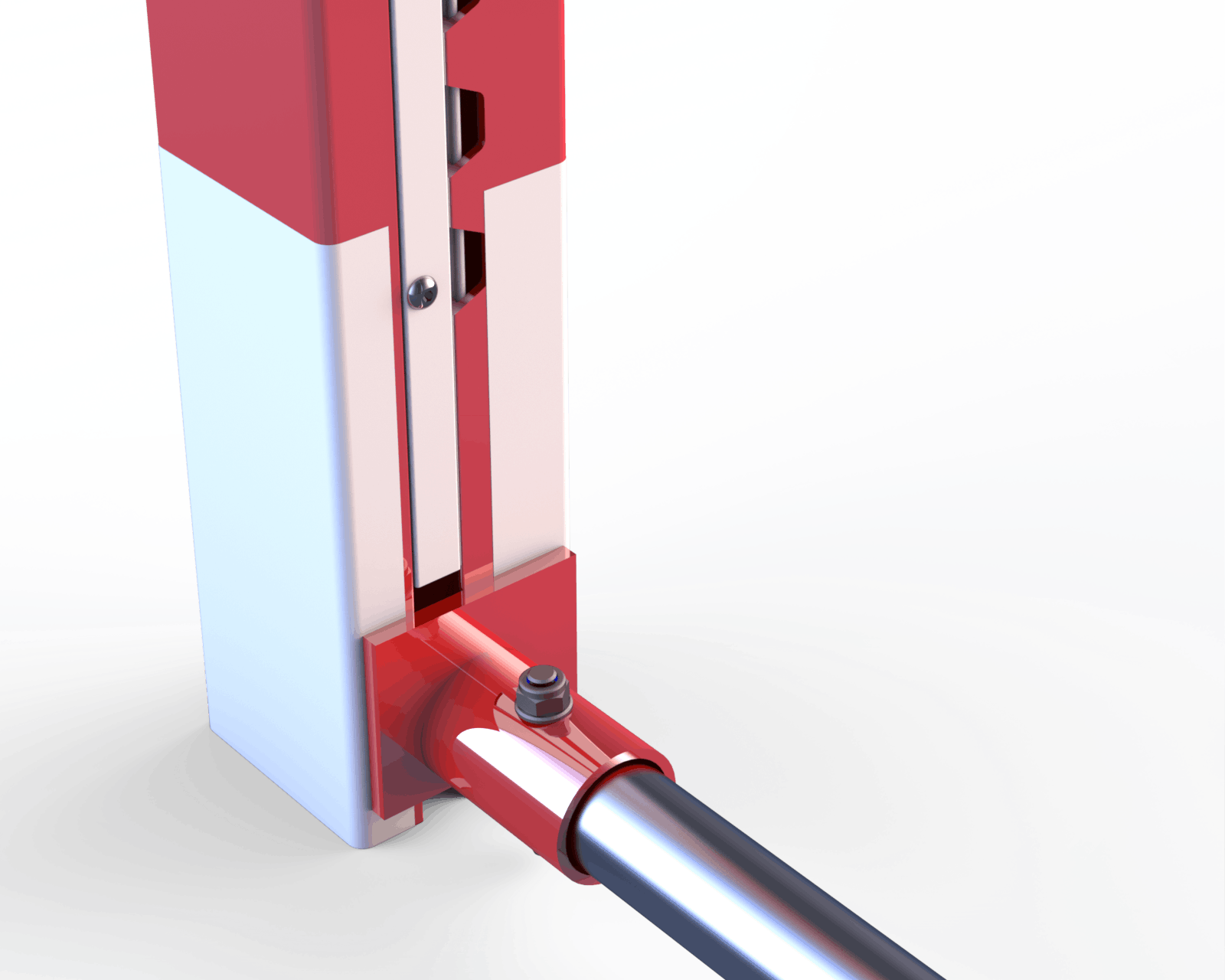 Bevestiging netbeugel onderzijde - vaste netbeugel